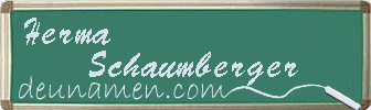 Herma Schaumberger Visitenkarte